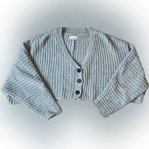 Urban Outfitters Sage Cropped Cardigan - Size S